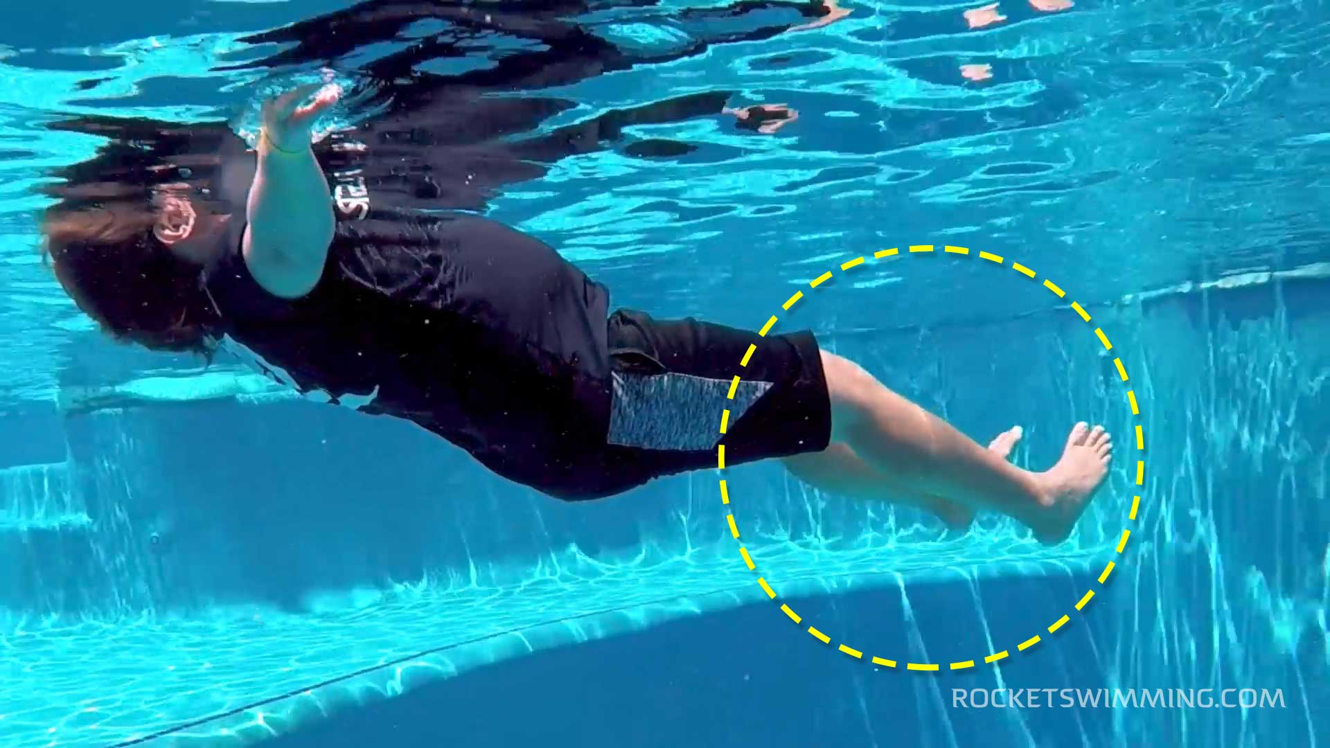 Improve Your Backstroke Kick & Swim Faster - Rocket Swimming